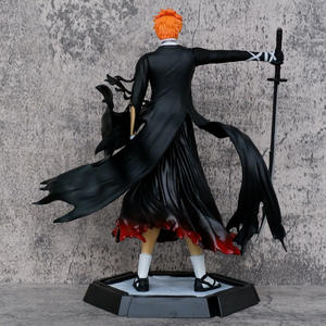 33cm <span class=keywords><strong>BLEACH</strong></span> figurines d'anime Kurosaki <span class=keywords><strong>Ichigo</strong></span> mille ans bataille de sang <span class=keywords><strong>masque</strong></span> factice Double tête sculptée - Product Image 6