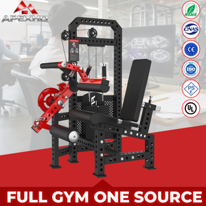 APEXHQ Machine de musculation professionnelle à charges guidées pour extensions et flexions des jambes, équipement de fitness pour salles de sport commerciales - Product Image 1