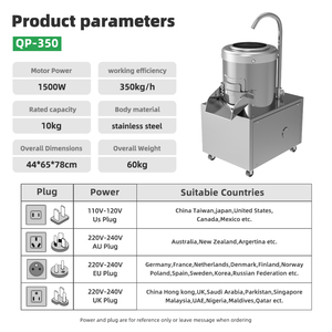 Máy gọt vỏ khoai tây công nghiệp bán chạy tại Trung Quốc, máy gọt vỏ trái cây và rau củ - Product Image 3