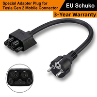Neuer Tragbarer Schuko-zu-Tesla 16A CE FCC-Zertifizierter EU-Standard Wandstecker-Ersatz für Gen 2 Mobiles Ladegerät