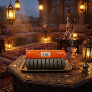 Charbon à allumage rapide AL <span class=keywords><strong>FAKHER</strong></span> personnalisé en gros pour chicha arabe, utilisé pour l'aromathérapie et le barbecue - Product Image 5