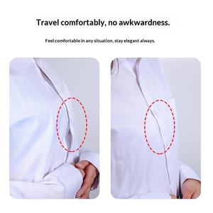 Top a Canotta con Colletto Basso, Anti-scivolo, Anti-trasparenze, Anti-sbavature, con Fibbia sul Colletto, Copri Spalle, Copri Petto, Effetto Anti-sfilamento, Sexy - Product Image 3