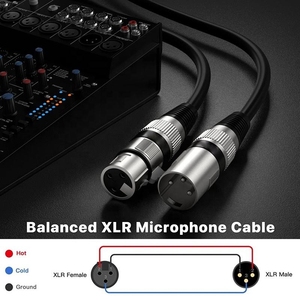 <span class=keywords><strong>Cable</strong></span> <span class=keywords><strong>de</strong></span> <span class=keywords><strong>Audio</strong></span> XLR <span class=keywords><strong>de</strong></span> Varios <span class=keywords><strong>Colores</strong></span>, Macho a Hembra, para Micrófono, Mezclador, DMX, Altavoz, con Revestimiento <span class=keywords><strong>de</strong></span> PVC, Resolución 1080p - Product Image 5