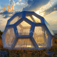 THL fútbol estructura inflable Camping cúpula casa al aire libre inflable cúpula fútbol burbuja tienda