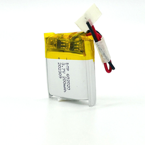 Oem tùy chỉnh kỹ thuật số pin 200 mAh 602020 3.7V 200 mAh pin lithium Polymer Pin cho đồng hồ thông minh di động màn hình trái tim - Product Image 1