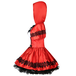Disfraces de Halloween para mujer, vestido de juego de rol, disfraz de Caperucita Roja, uniforme de juego - Product Image 4