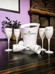 Champagne VGEET Creative Plastic Wine Glass Wholesale Custom Plastic Champagne Flutes