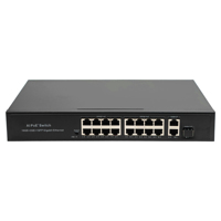 Switch POE 1000M 4/8/16/24 Port POE Smart Switch dengan 2 Port Uplink 1000M dan Port SFP dengan Harga Terbaik