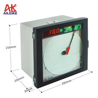 AILEIKE ALKYL101 Digitaler Rekorder Papier-Rundsensor 0,5% Genauigkeit 1 Jahr Garantie 24/7 Aufnahme Anpassbar OEM Schnell