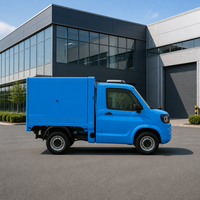 Mini-fourgonnette électrique de livraison urbaine, 4 roues, petit camionnette, zéro émission, véhicule utilitaire électrique pour la logistique urbaine et l'expédition express