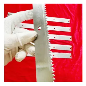 Couteau zigzag à lame dentelée d'usine d'origine pour l'industrie des emballages Emballage en film plastique