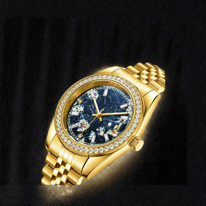 Montre de sport de luxe avec logo personnalisé, calendrier, acier inoxydable, étanche, pour homme, entièrement automatique, mécanique - Product Image 2