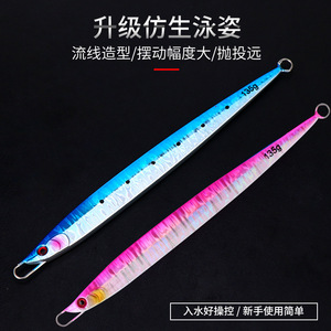 Señuelos de Pesca Jigging de 135g, Color Láser, Señuelos de Fondo para Pesca en Agua Salada - Product Image 4