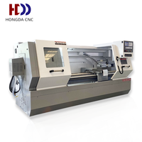 Tour à métaux CNC à lit plat HONGDA Chine, machine suisse de bureau, tour CNC CK6136 CK6140 CK6150