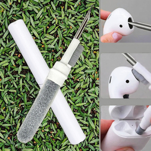 Kit de Herramientas de Limpieza de Plástico Resistente KH120 para Auriculares Bluetooth <span class=keywords><strong>Airpods</strong></span> Pro 3 Airdots 3pro, Estuche para Auriculares, Cepillo, Pluma Limpiadora - Product Image 3