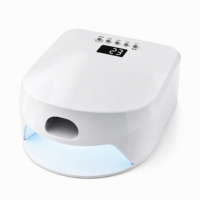Lampe UV LED professionnelle 57 perles haute puissance à séchage rapide pour vernis gel double zone, fonction un doigt, pour nail art
