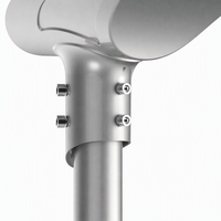 Nouvelle lampe solaire LED de rue 30W avec verre trempé, type split, contrôleur MPPT