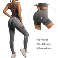Pantalon de yoga personnalisé pour femmes Push up Booty Yoga Leggings Scrunch Butt Lifting Fitness Pantalon Collants Taille Haute Workou Yoga Leggings