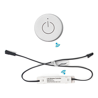 Portable intelligent sans fil LED interrupteur tactile contrôle LED armoire LED luminosité de la lumière pour meubles de bureau à domicile