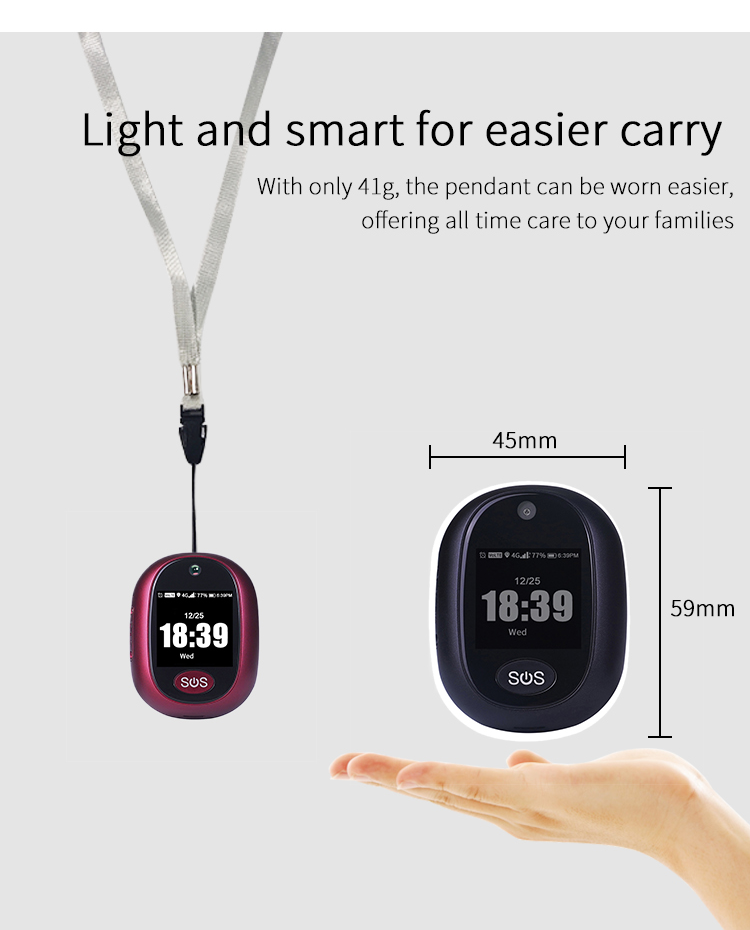 Outdoor Sports People Tracking Global Elderly Anti-Lost OEM 4G LTE GPS  Tracking Device with Free Application Platform