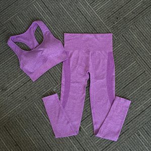 <span class=keywords><strong>Set</strong></span> da Yoga per Donna, <span class=keywords><strong>Abbigliamento</strong></span> da Palestra, Completo <span class=keywords><strong>Sportivo</strong></span> Senza Cuciture per Corsa e Fitness - Product Image 4