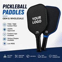 Boom Summit Limited Edgeless Portable Pickleball Paddle 16mm Foam Core USAPA Approved Carbon Fiber Surface Pickleball Racket.