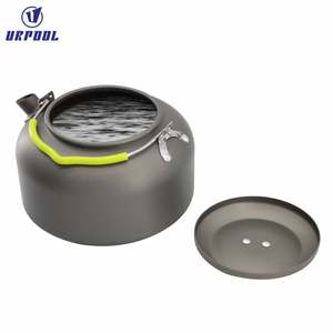Ustensiles de cuisine portables pour l'extérieur, <span class=keywords><strong>mini</strong></span> théière de camping, <span class=keywords><strong>pot</strong></span> à eau de pique-nique avec sac de rangement <span class=keywords><strong>en</strong></span> filet pour la randonnée, la pêche, vaisselle écologique - Product Image 4