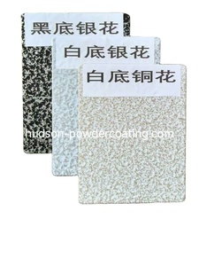 Revêtement en poudre effet martelé grand format en polyester pur, couleur argent antique/<span class=keywords><strong>blanc</strong></span> argenté, pour porte métallique - Product Image 3