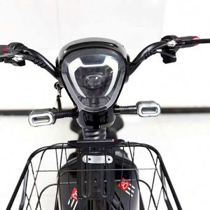 Vélo électrique de ville pour femmes 48V 12Ah avec moteur arrière à moyeu haute vitesse 16 pouces en acier 350W et écran LCD - Product Image 4