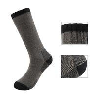 Chaussettes de randonnée thermiques en laine mérinos-Chaussettes rembourrées pour la marche et le trekking en plein air