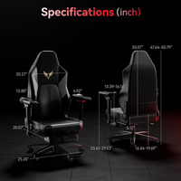2025 OEM AUTO Racing chaise de jeu entièrement en métal accoudoirs réglables chaise de bureau avec soutien lombaire dynamique