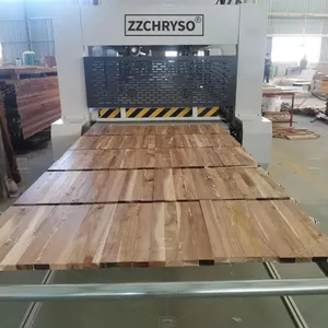 Finger Joint Board Glued Press Machine Dual Working Tables RF Furniture Board Making Machine