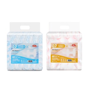 Pañales para Perros, Machos y Hembras, Almohadillas Absorbentes de Orina, Secado Instantáneo, Finas, para Cuidado Postoperatorio - Product Image 1