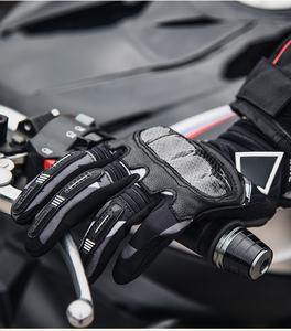 Accessoires pour moto, gants de moto en peau de mouton avec fonctionnalité tactile et protection contre les chocs - Product Image 5