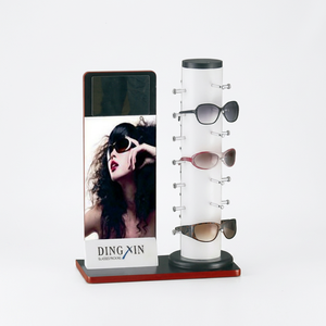 Acrylic Sunglasses Glasses Display <b>Stand</b> Transparent Eyewear Rack Exhibition Holder Optical Shop Organizer - Product Image 1