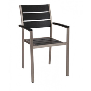 Groothandel Coffeeshop Stoelen Moderne Outdoor <span class=keywords><strong>Plastic</strong></span> Houten Eetkamerstoelen Voor Hotel En Restaurant Metalen Aluminium Tuinstoel