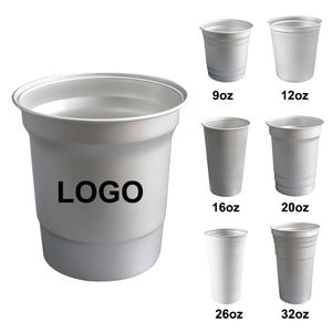 צבע מותאם אישית 12 עוז 16 עוז 20 עוז אלומיניום שתיית כוס קפה - Product Image 1