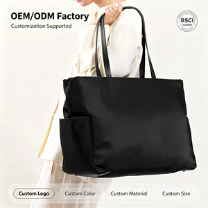 Grand <span class=keywords><strong>sac</strong></span> fourre-tout en nylon <span class=keywords><strong>pour</strong></span> femmes fermeture à glissière étanche multi-poches mallette <span class=keywords><strong>pour</strong></span> ordinateur portable 15.6-17in sacs à <span class=keywords><strong>main</strong></span> <span class=keywords><strong>pour</strong></span> les infirmières utilisation scolaire - Product Image 1