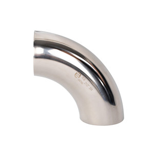 Thực Phẩm Lớp Mông Hàn 45 90 Độ Uốn Cong Vệ Sinh Khuỷu Tay Không Gỉ - Product Image 1