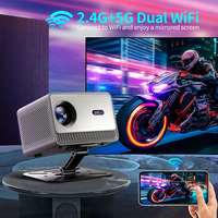 Mini projecteur portable M10 Plus Android 11 2.4G/5G WIFI 720p Projecteurs de cinéma maison intelligents Vidéo 4k 200 Lumens Proyector