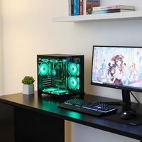 Pcooling Pc case Bande Gaming Case Fan Cooling Matx Case Alimentation Cabinet d'ordinateur