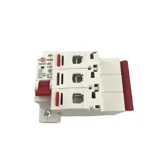 Hogar Industrial MCB AC 230V 400V micro disyuntor 1p2p 3P 4p6a 16A 32A 40A 50A 63A interruptor de aire