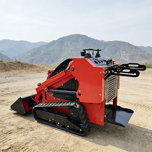 Multi Functional Mini <strong>Skid</strong> <strong>Steer</strong> <strong>Loader</strong> With Snow Blower Sweeper Auger Attachment - Product Image 2