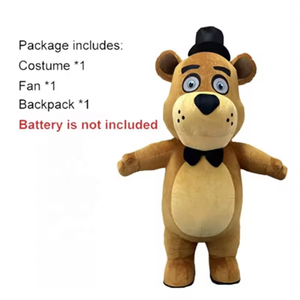 Efun MOQ 1 PC inflable <span class=keywords><strong>Freddy</strong></span> <span class=keywords><strong>Bear</strong></span> Five Nights at <span class=keywords><strong>Freddy</strong></span>'s Game Character Brown Bunny <span class=keywords><strong>Freddy</strong></span> <span class=keywords><strong>Bear</strong></span> Mascot <span class=keywords><strong>Costume</strong></span> para promoción - Product Image 3