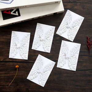 Invitaciones <span class=keywords><strong>de</strong></span> Boda con Mariposas Brillantes, <span class=keywords><strong>Tarjetas</strong></span> <span class=keywords><strong>Personalizadas</strong></span> para Boda, <span class=keywords><strong>Bautizo</strong></span>, Cumpleaños, Decoración para Fiestas - Product Image 2