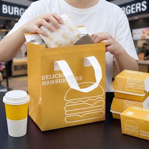 Sac isotherme pour la livraison de nourriture en restaurant, fabricant d'emballages à emporter personnalisés OEM - Product Image 2