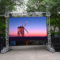 Pantalla LED P3.91 para Exteriores, Fija, de Alto Contraste, IP65, HDR10+, 4K, Panel de Video LED de Alquiler