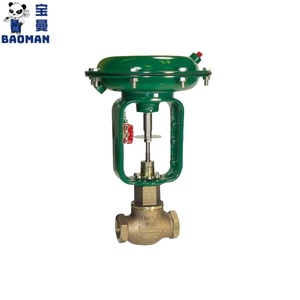 Válvula de gas neumática lineal de control Bauman 24000S de acero inoxidable con cuerpo roscado CF8M OEM - Product Image 2