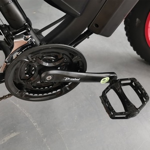 Bicicleta Eléctrica de 1000W 48V 13Ah con Cuadro de Aleación de Aluminio y Litio, Estilo Cafe <span class=keywords><strong>Racer</strong></span>, Utilitaria, de Carga, Motorizada, para Playa, con Neumáticos Anchos, 40kph - Product Image 4