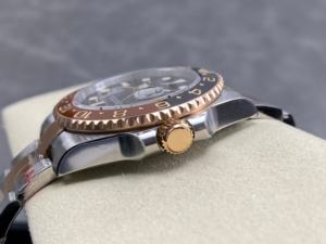 Reloj Mecánico de Buceo de la Mejor Calidad, 40 mm, Fábrica VS V3, Acero 904L, Movimiento ETA 3285, 126711, Peso 172 g, Oro Rosa, GMT - Product Image 4